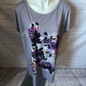 Elle Slinky Tunic with exposed back zipper